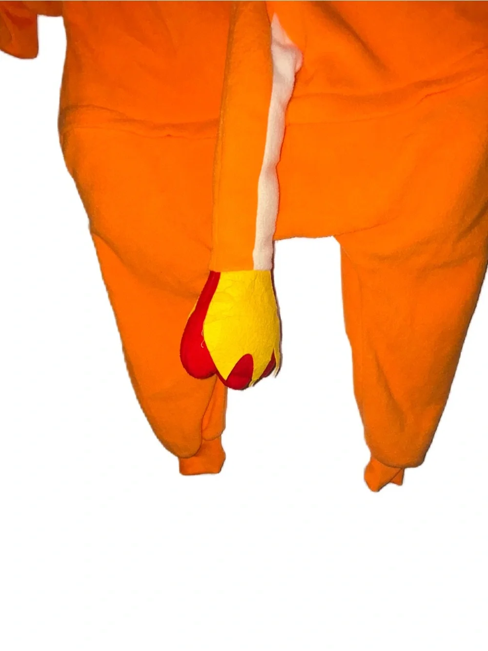 Kids Charmander Cosplay Orange Dragon One-Piece Costume Romper (85cm)